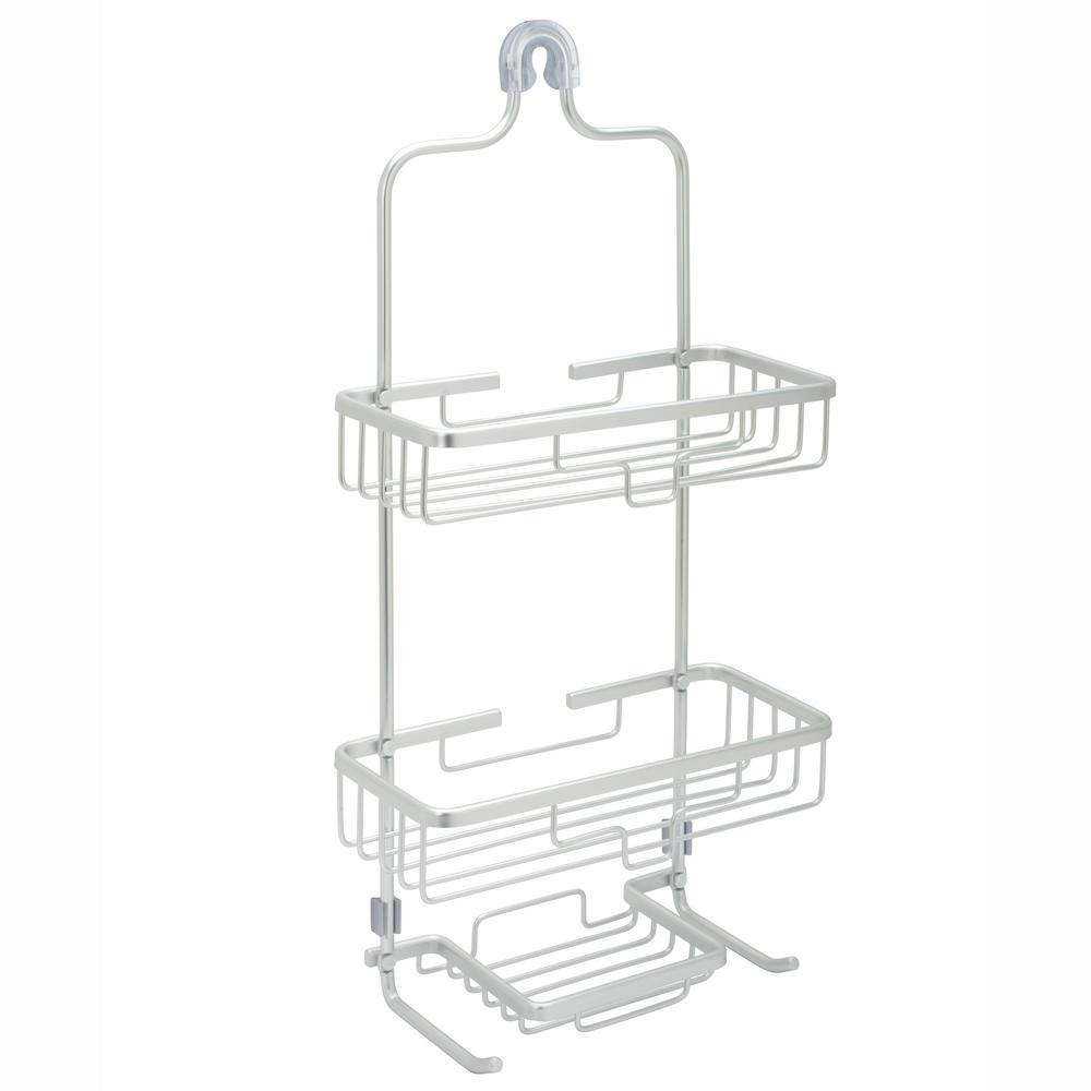 NeverRust Rustproof Aluminum Large Shower Caddy in Satin Chrome7402AL
