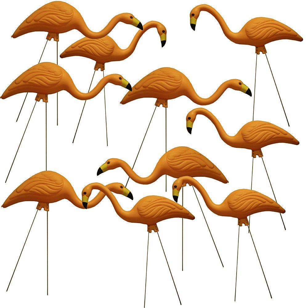 Southern Patio TEAMingos 26 in. Yellow Flamingo (10Pack)FL0110YE