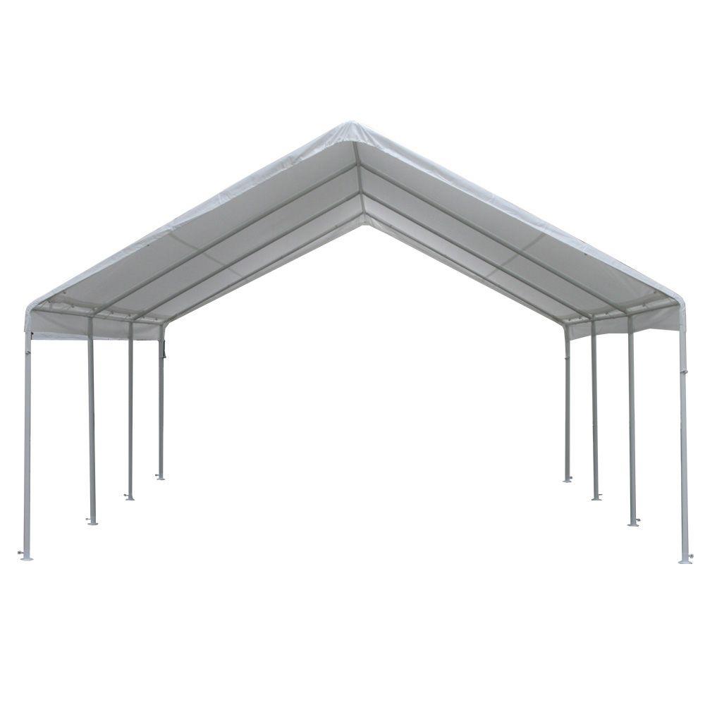 King Canopy 12 ft. W x 20 ft. D Steel Expandable CanopyEX1220 The