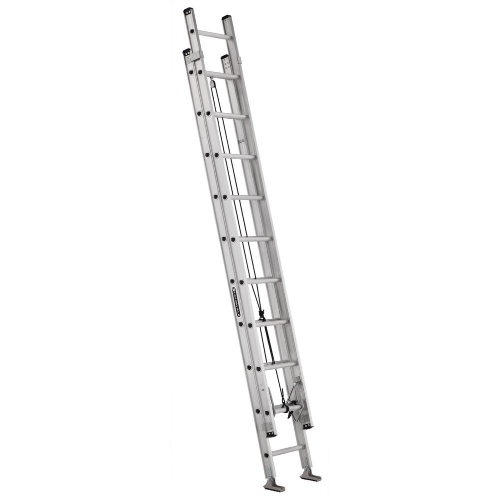Louisville Ladder 20 ft. Aluminum Extension Ladder with 300 lbs. Load Capacity... by Louisville Ladder