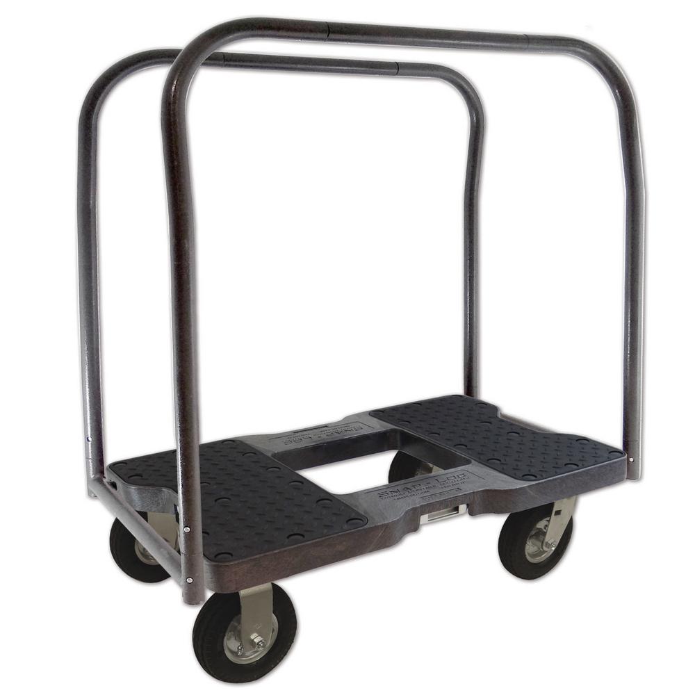 SNAPLOC 1,500 lb. Capacity AirRide Panel Cart Dolly in Black