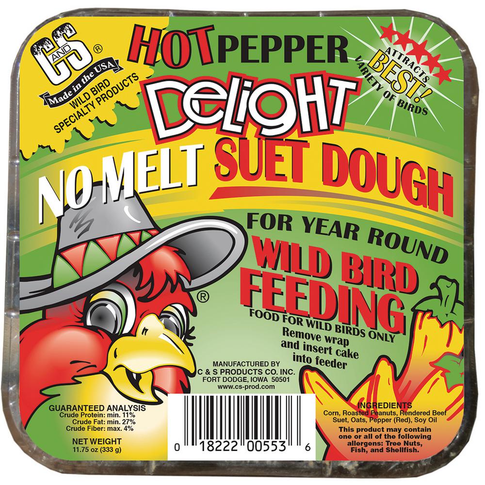 C & S Products Hot Pepper Delight 0.7 lb. Wild Bird SuetCS12553 The