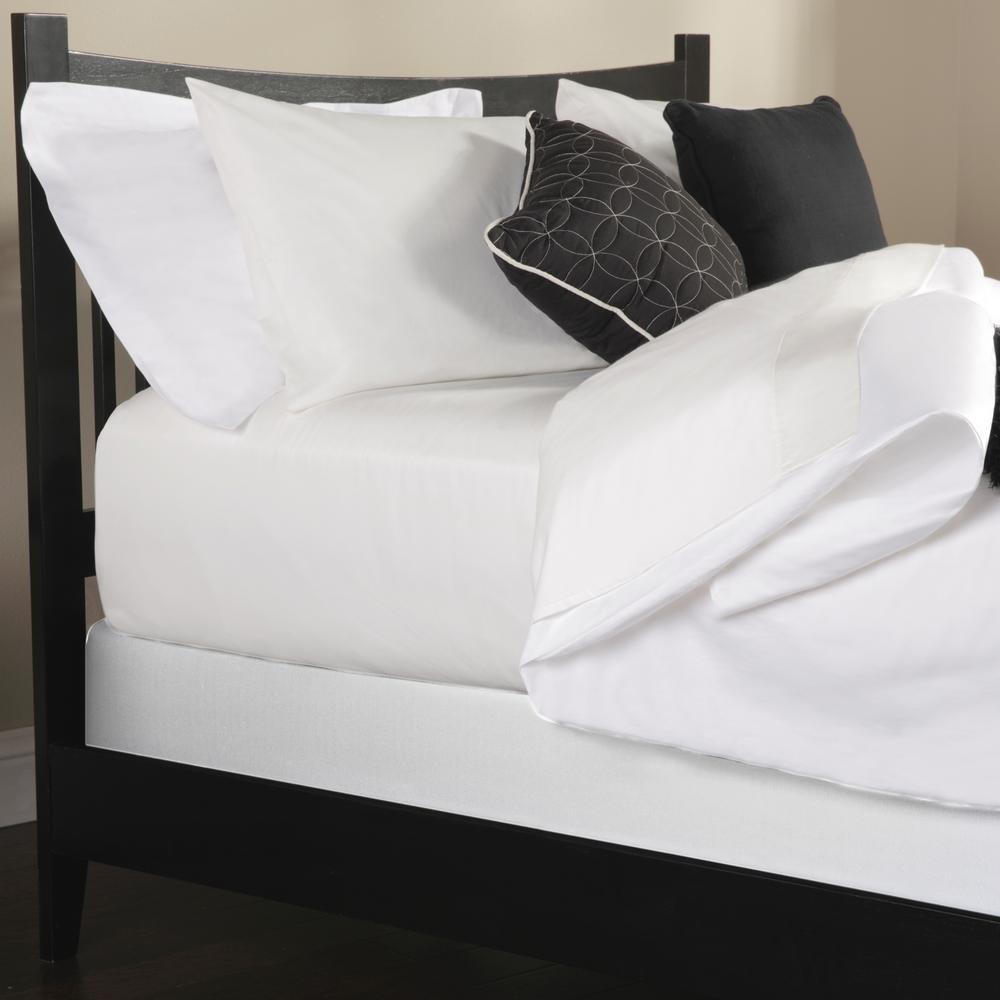 Fashion Bed Group Sleep Plush Polyester Stylewrap White Fabric Twin Sleep Plush Polyester Stylewrap White Fabric Twin Box Spring Cover