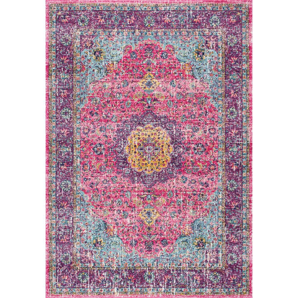 nuLOOM Verona Vintage Persian Pink 10 ft. x 14 ft. Area RugRZBD07D