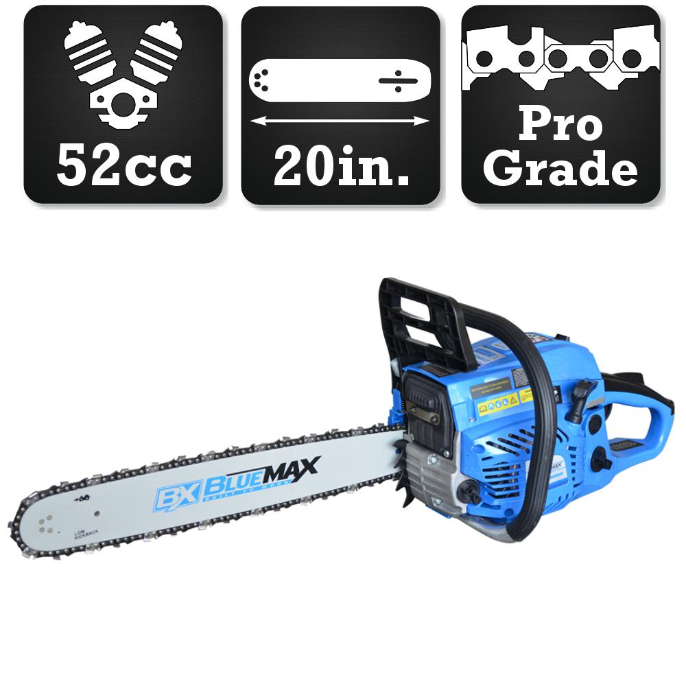 Blue Max 20" 52cc Gas Chainsaw