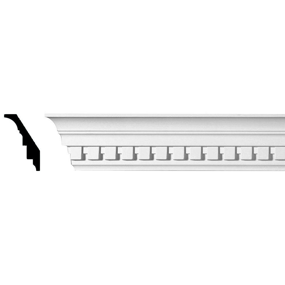 Crown Moulding Moulding The Home Depot   White American Pro Decor Crown Moulding 5apd10045 64 400 Compressed 