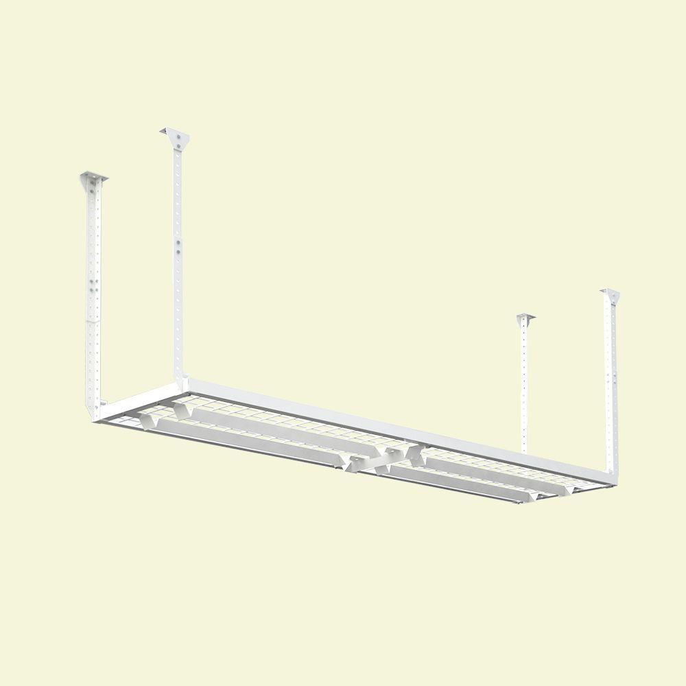 HyLoft 96 in. W x 24 in. D Adjustable Height Garage Ceiling Mounted