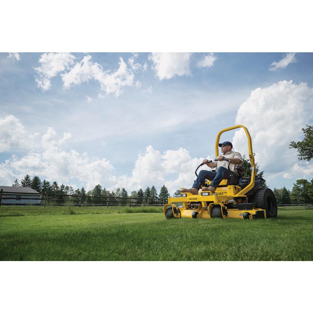 Cub Cadet Ultima ZTX5 60 in. Fab Deck 24 HP Kawasaki V-Twin Zero Turn Mower with Roll Over Protection and Front Wheel Suspension