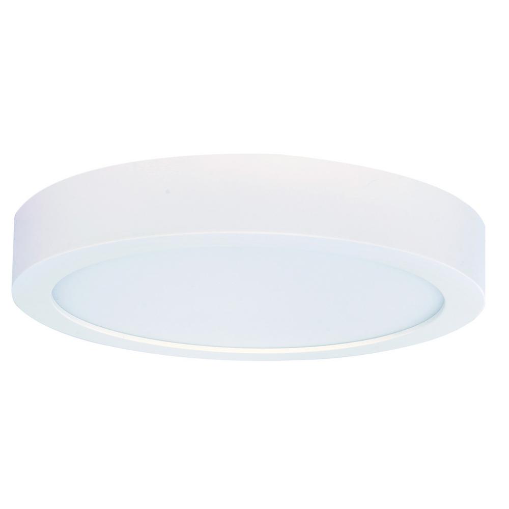 Bulbrite 20 Watt White Integrated Led 9 In Ceiling Flush Mount