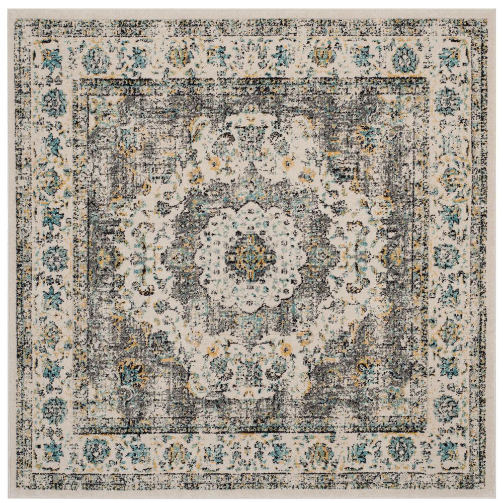 Safavieh Evoke Gray Gold 9 Ft X Square Area Rug Evk220b 9sq Safavieh Evoke Gray Gold 9 Ft X Square Area Rug