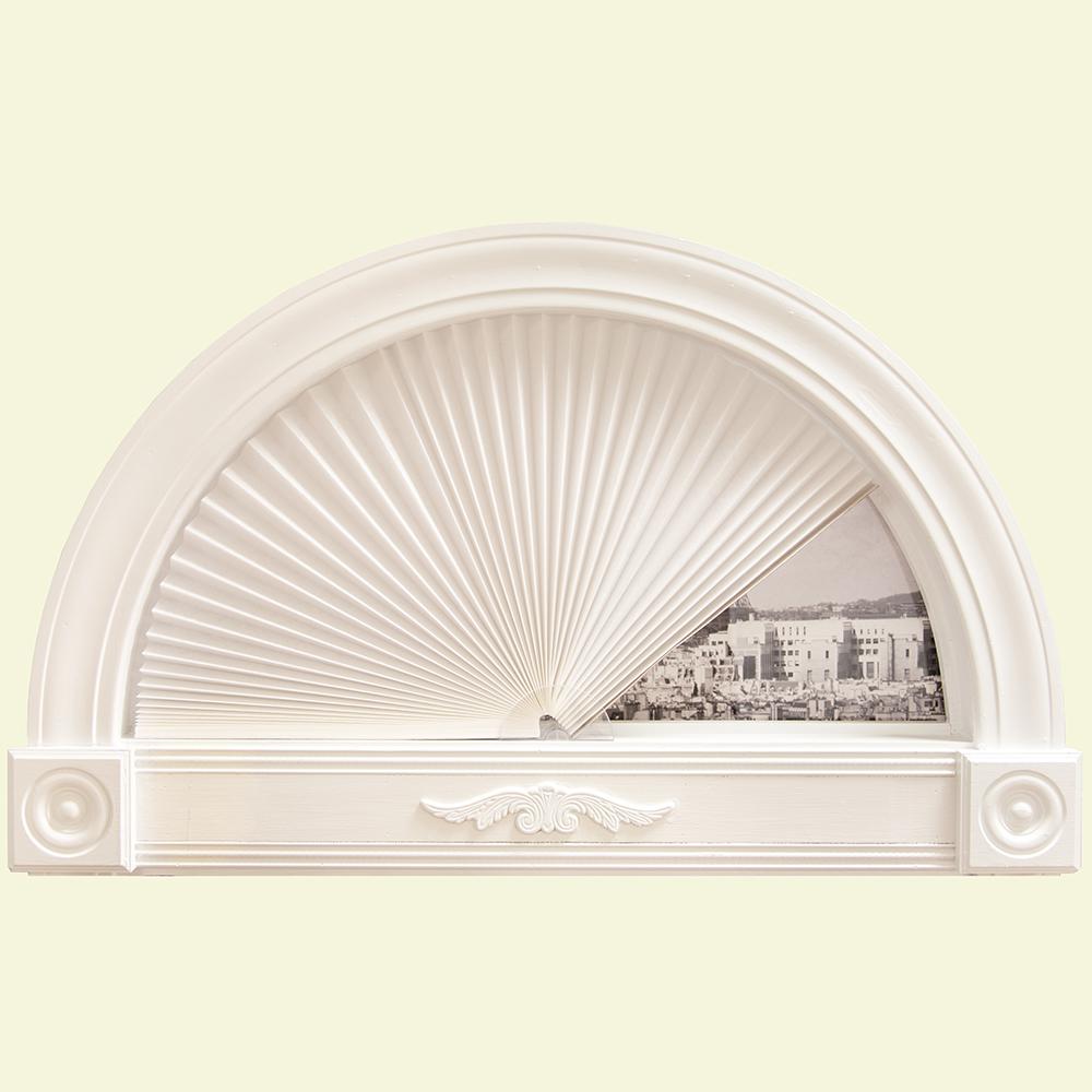 FABRIC ARCH WINDOW SHADE 72 W x 36 in. L Blind Privacy Pleated Room UV