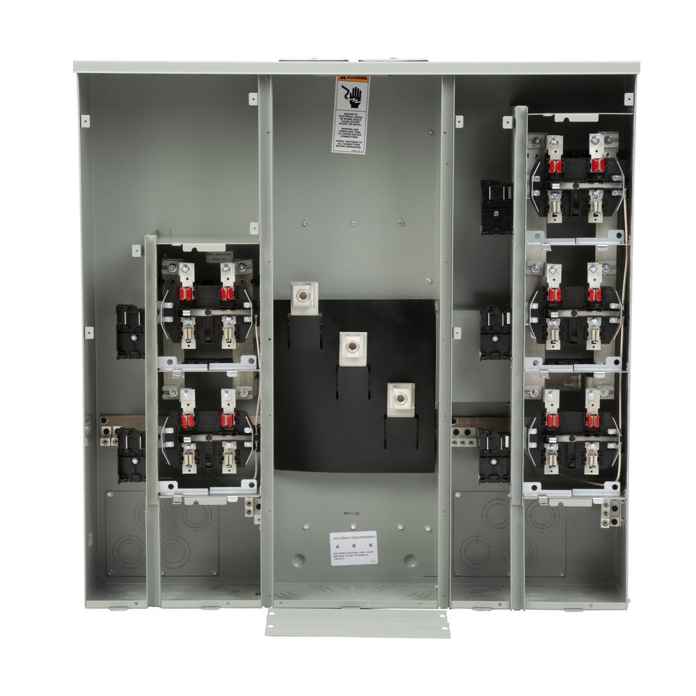 Siemens UniPAK 4Gang 400 Amp RinglessStyle MultiFamily Metering