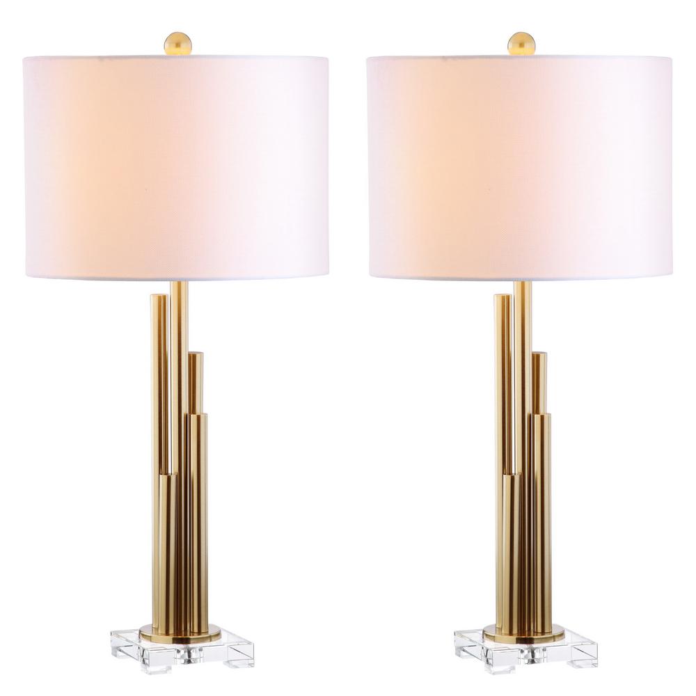 Brass Gold Tiered Table Lamp 