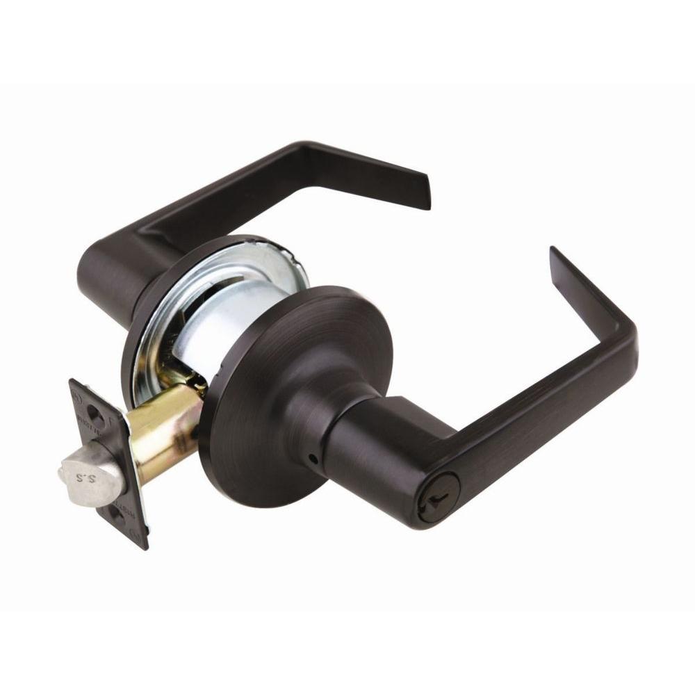 Design House CSeries Commercial Grade Brushed Bronze Storeroom Lever