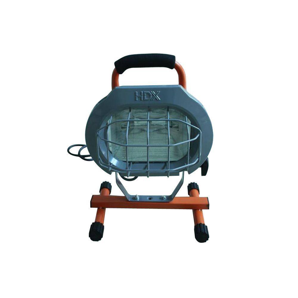 Halogen Portable Indoor Outdoor Work Lights Commercial 500 Watt Portable Halogen Work Light