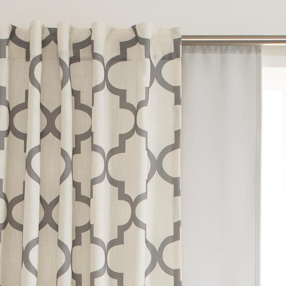 Best Home Fashion Blackout Window Curtain Liner 35 In W X 120 In