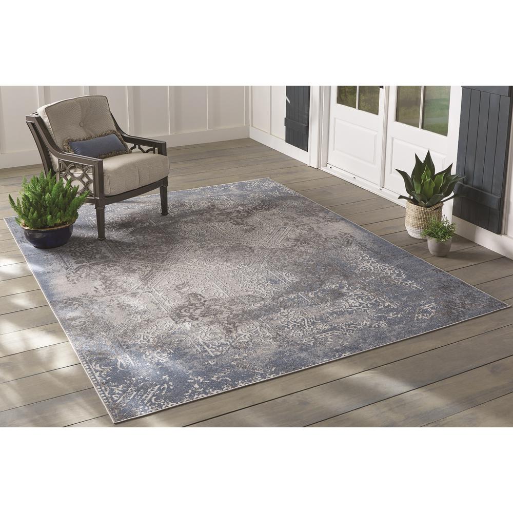 Home Decorators Collection Aurora Blue 5 Ft X 7 Indoor Home Decorators Collection Aurora Blue