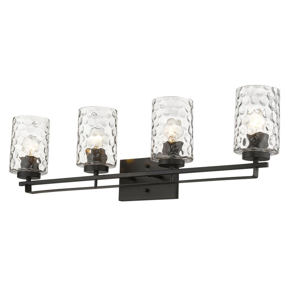 Acclaim Lighting Livvy 33 In 4 Light Oil Rubbed Bronze Vanity Light In40013orb The Home Depot