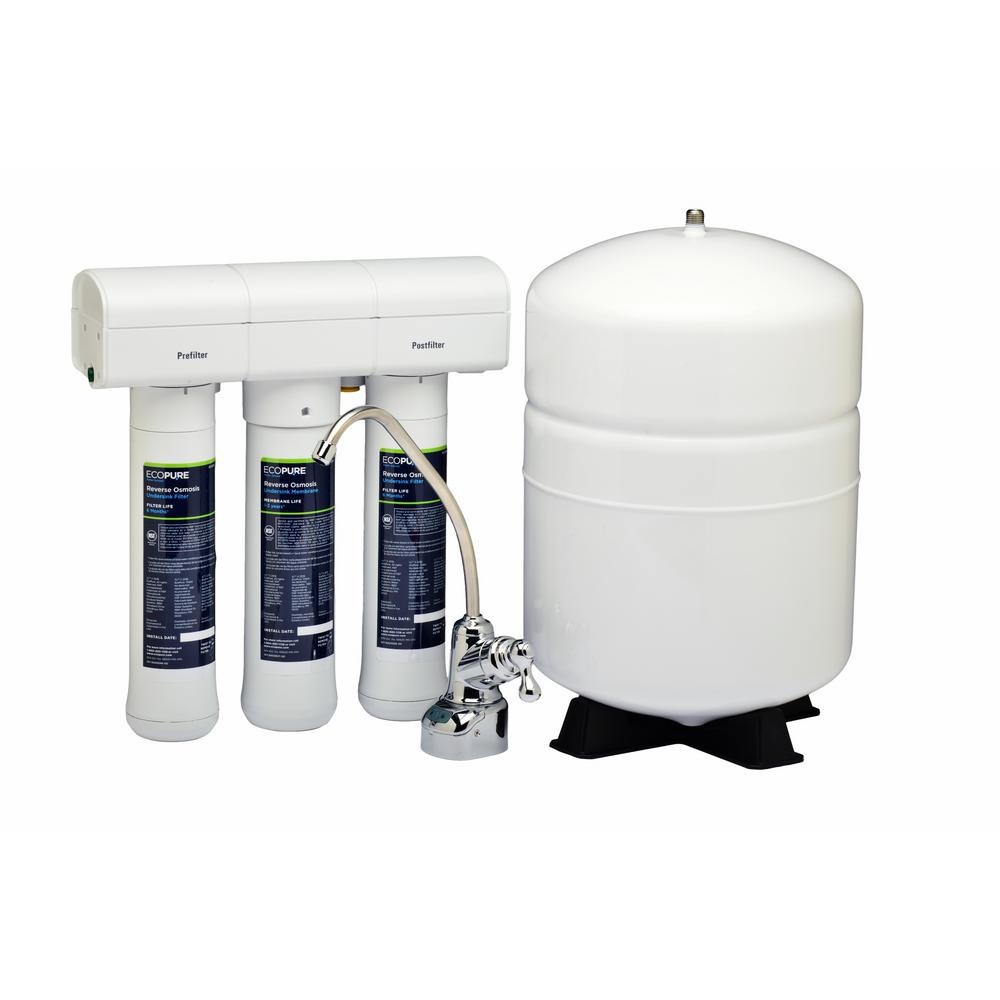 Ge Under Sink Reverse Osmosis Filtration System Gxrm10rbl The Home Depot 2239