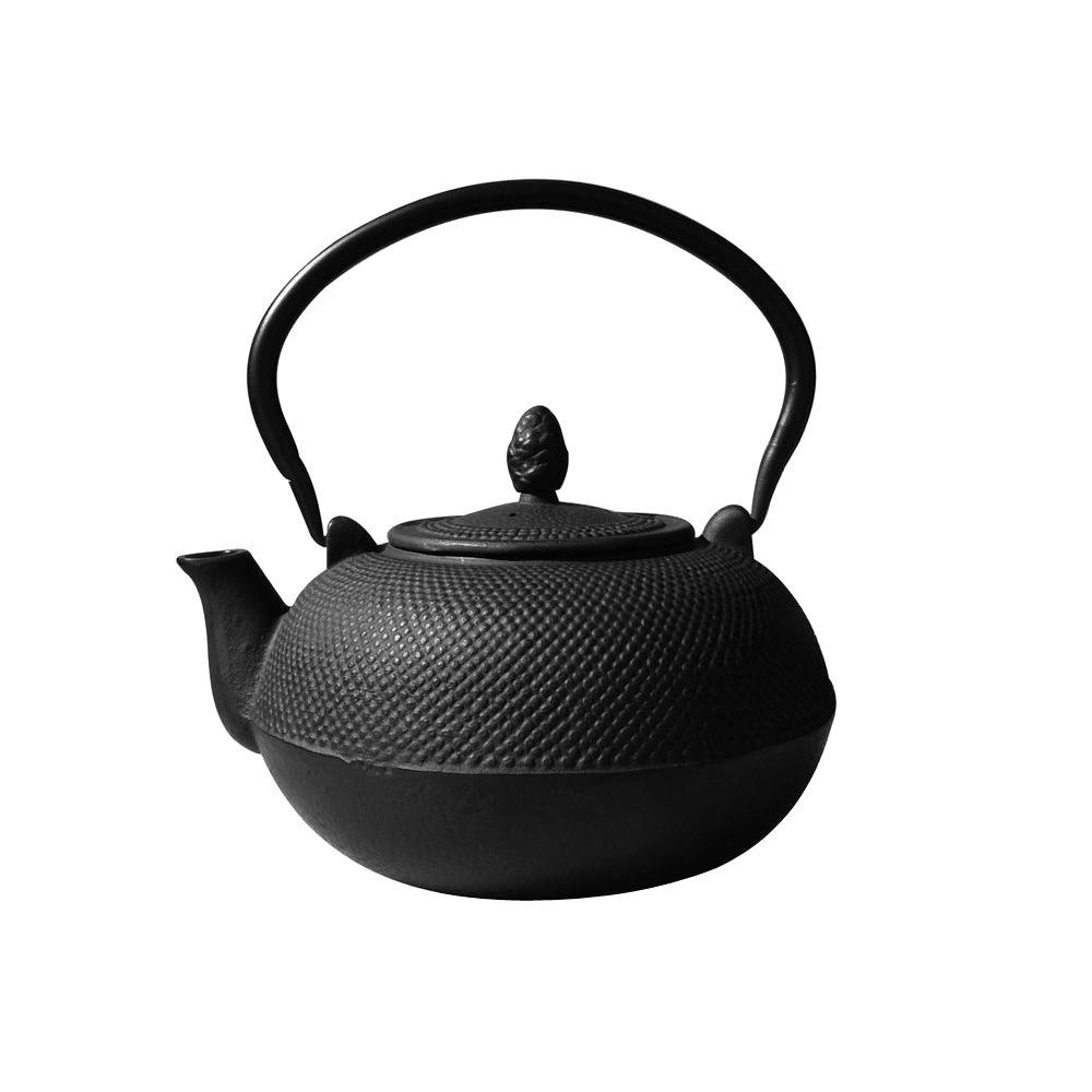 Old Dutch 3 L Hakone Matte Black Cast Iron Teapot Wood Stove