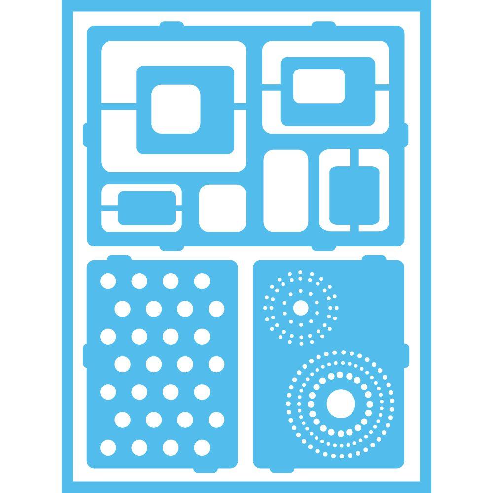 Americana Mod Self-Adhesive Stencil-AGS219-A - The Home Depot