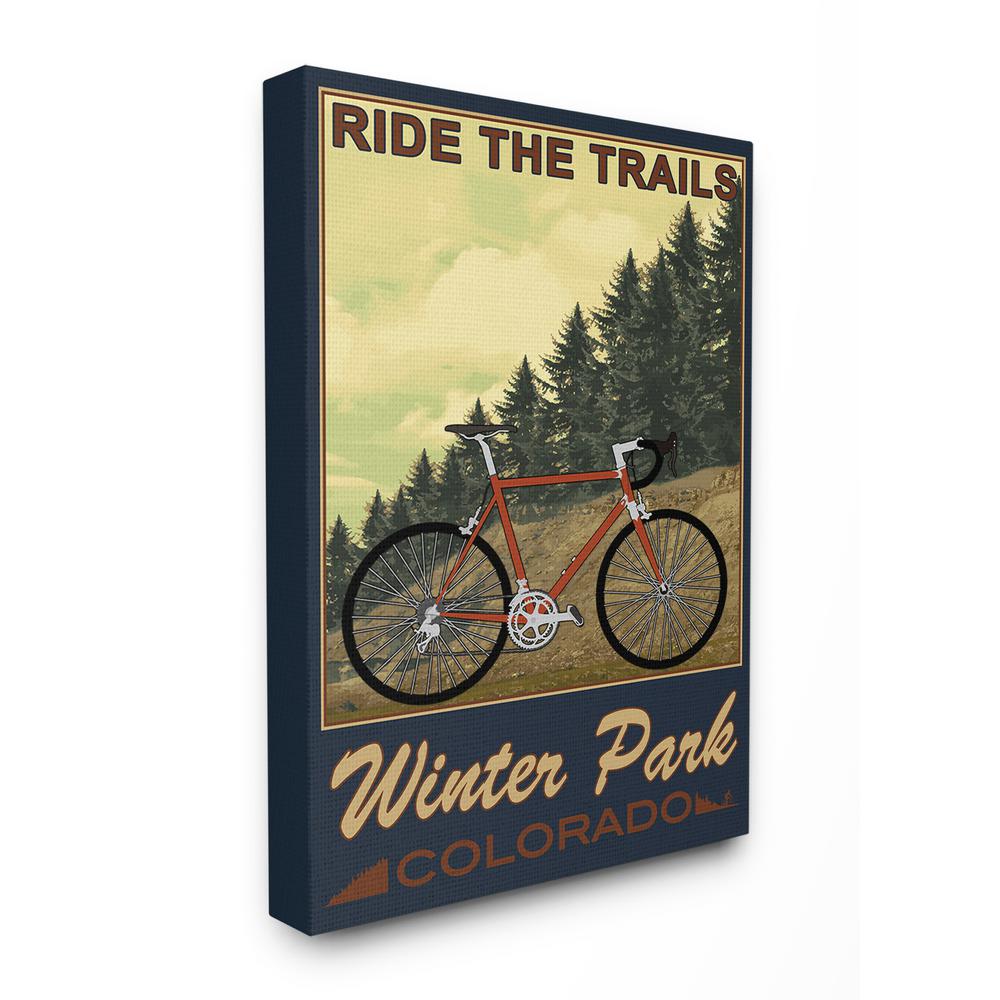 The Stupell Home Decor Collection 24 In X 30 In Ride The Trails