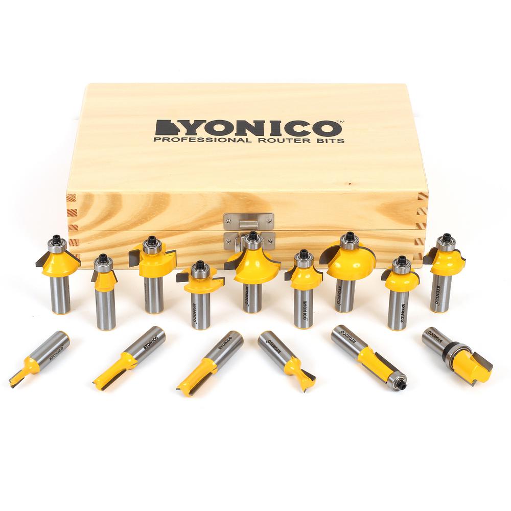 Yonico Multi Profile 1 2 in. Shank Carbide Tipped Router 