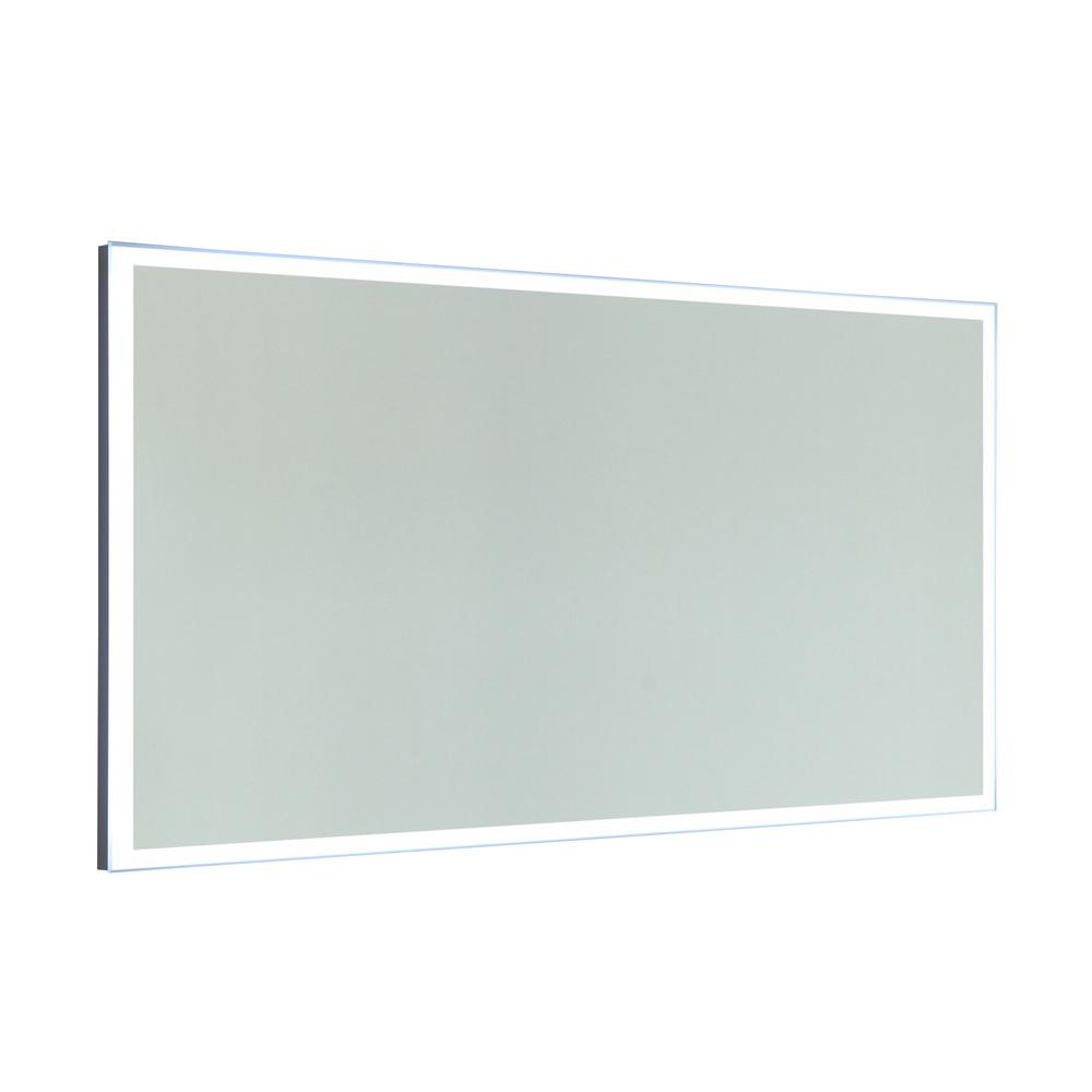 Vanity Art 28 in. x 48 in. White/Blue LED Lighted Bathroom Mirror with Sensor Switch, Clear was $322.0 now $225.4 (30.0% off)