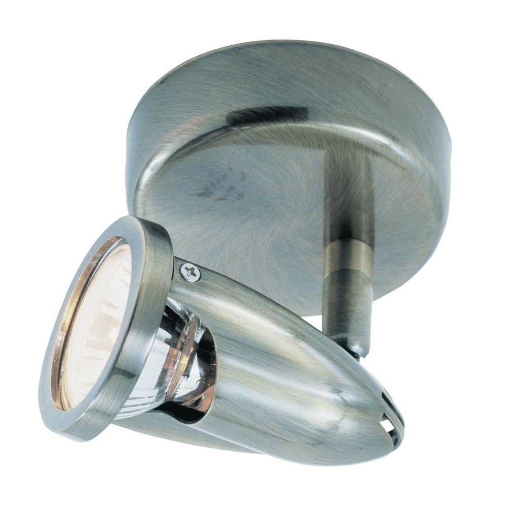 Lighting air. 76 J Series 150w Brushed Nickel Directional spot.