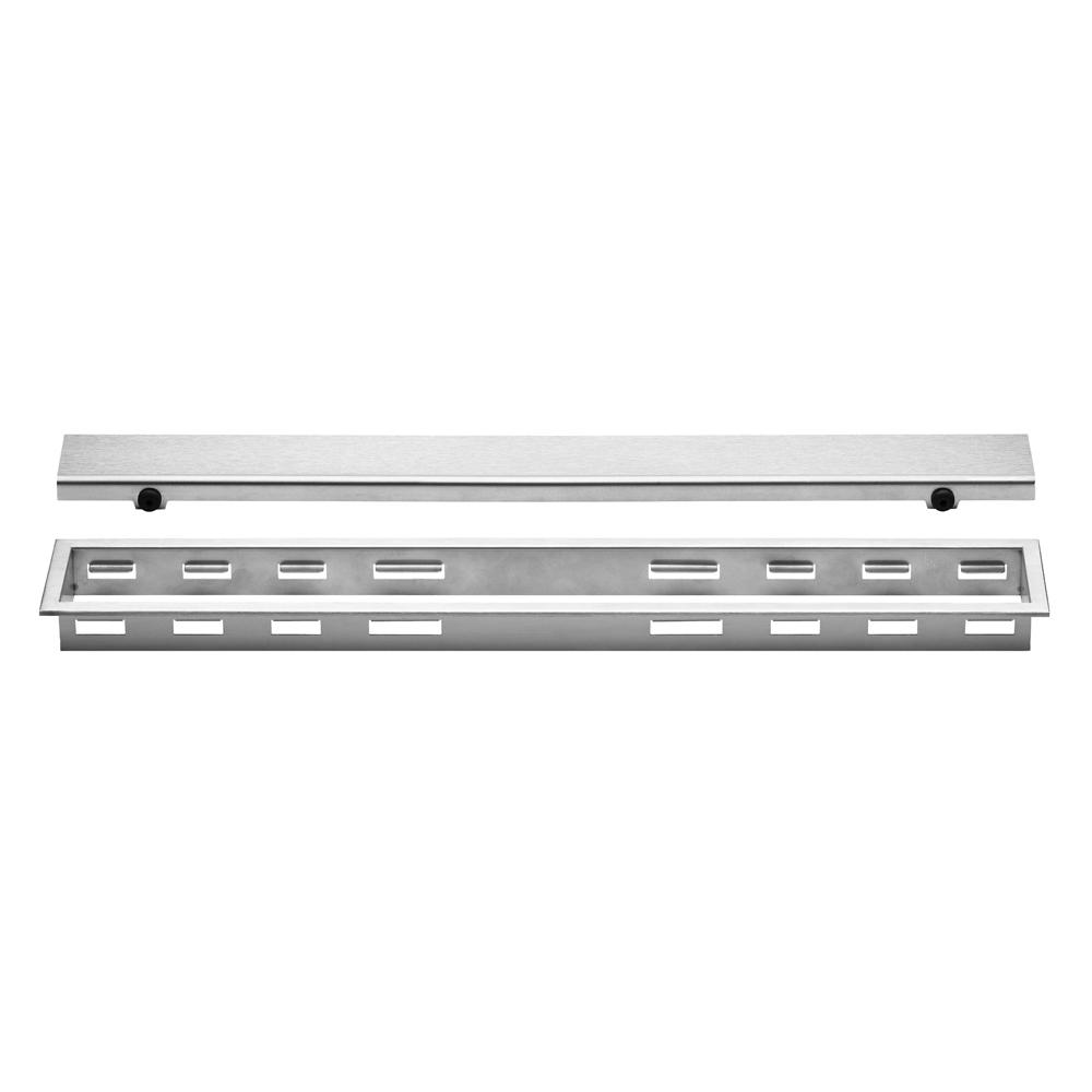 Schluter Kerdi Line Brushed Stainless Steel 43 5 16 In Closed