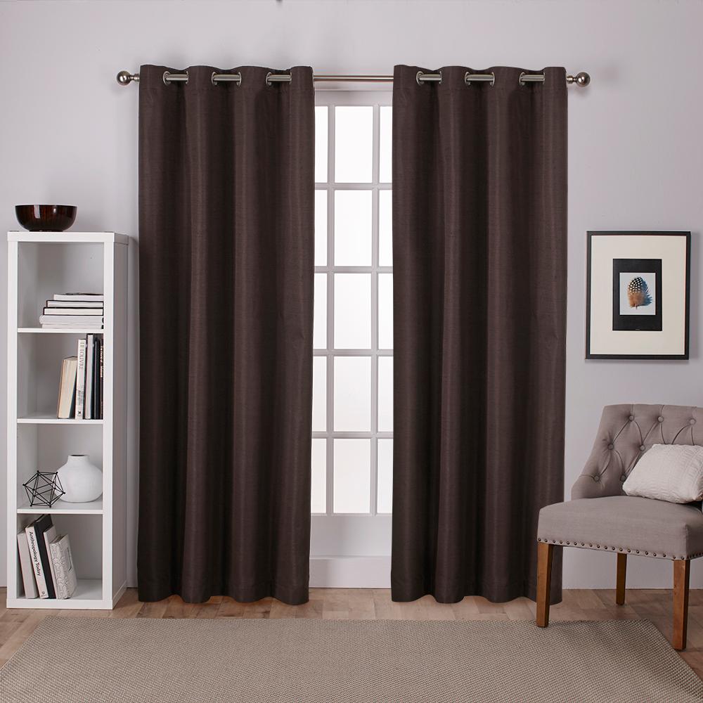 Exclusive Home Curtains Sonos 54 In W X 96 In L Woven Blackout