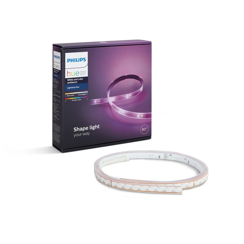 Philips Hue White and Color Ambiance LED LightStrip Plus ...