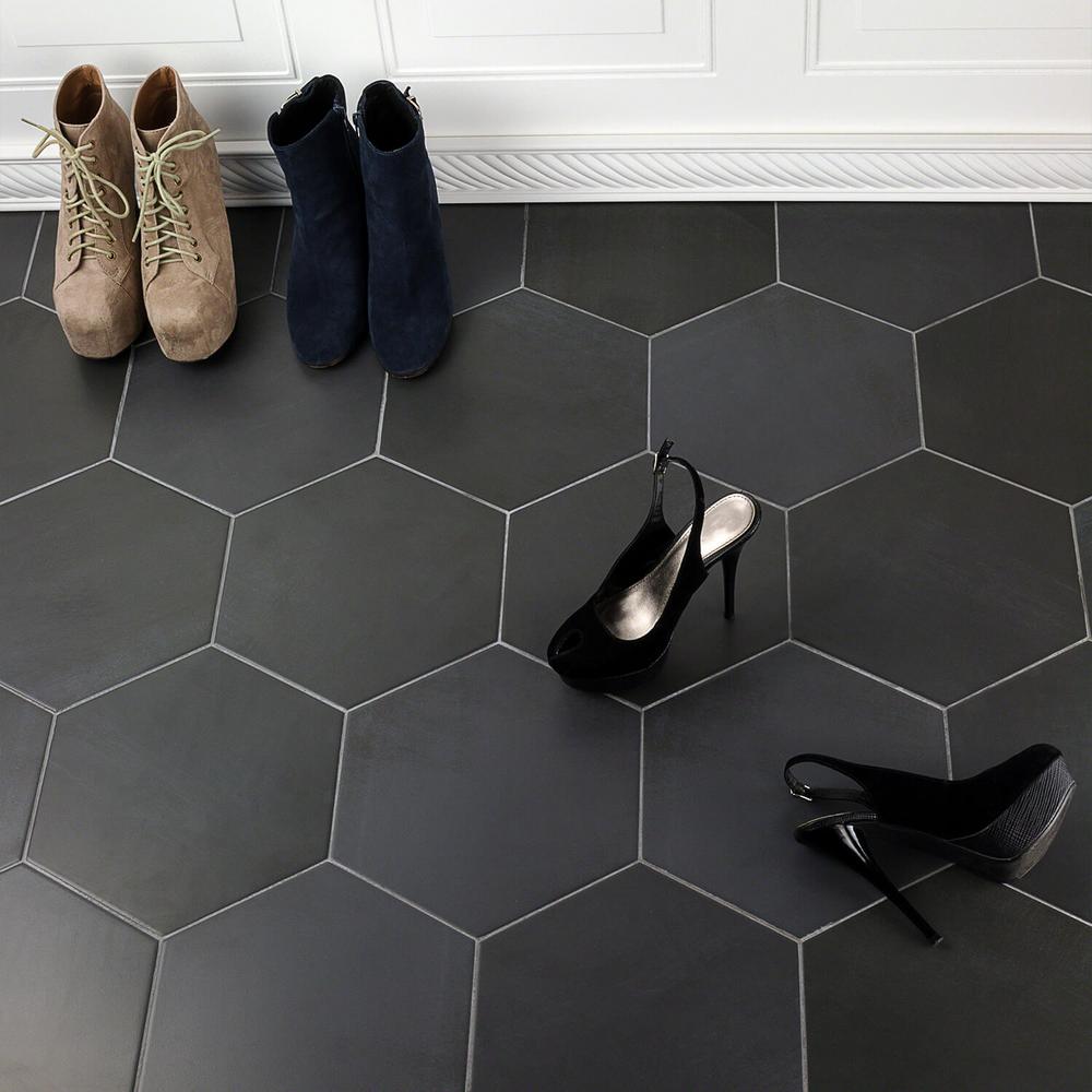 Ivy Hill Tile Langston Dark Gray 9 875 In X 11 375 10mm Matte Porcelain Floor And Wall 18 Pieces 10 76 Sq Ft Box Ext3rd101075 The Home Depot - Dark Gray Tile Floor Pictures Ivy Hill Tile Langston Dark Gray 9 875 In X 11 375 10mm Matte Porcelain Floor And Wall 18 Pieces 10 76 Sq Ft Box Ext3rd101075 The Home Depot - Dark Gray Tile Floor Pictures