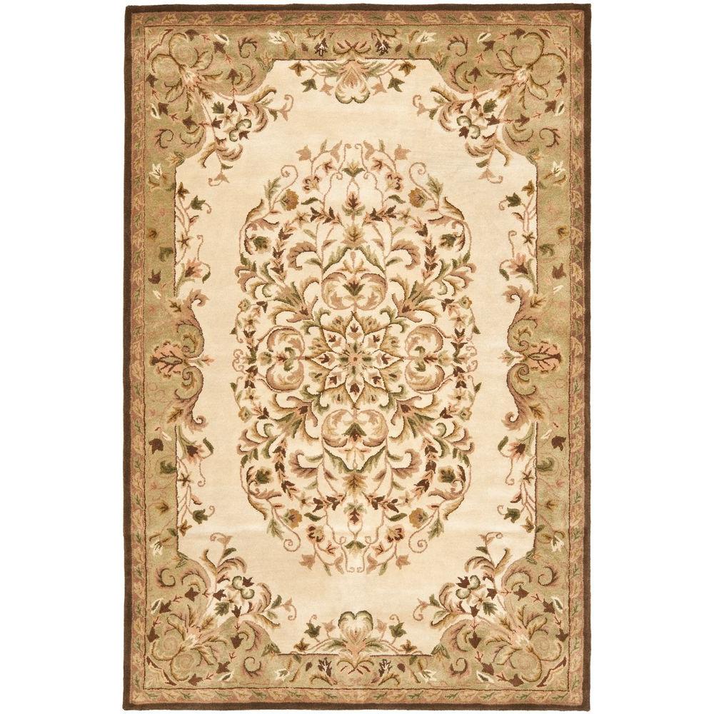 Safavieh Heritage Light Green Beige 5 Ft X 8 Area Rug Hg959a Heritage Beige Green 5 Ft X 8 Area Rug