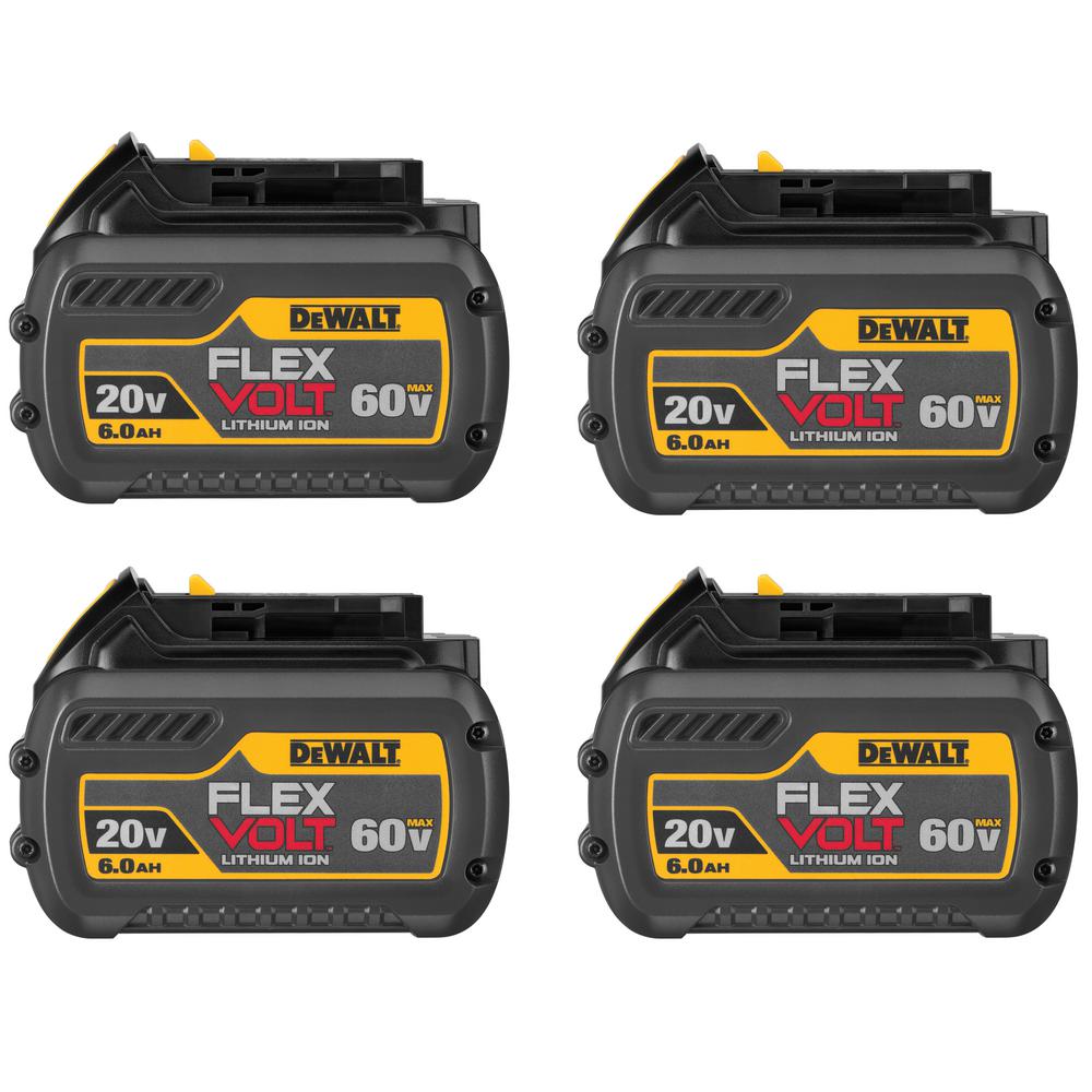 60V Max 6.0Ah Lithium Ion Batteries Li-ion 2 New Dewalt DCB606 Flexvolt 20V