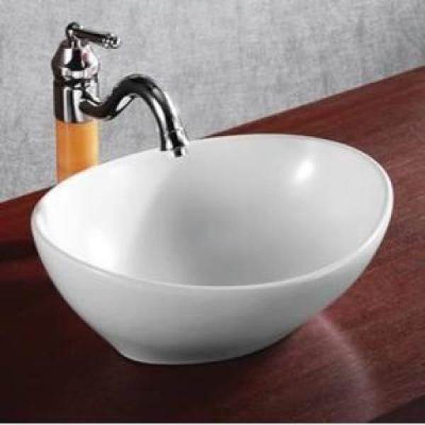 Elanti Oval Vessel Bathroom Sink In White Ec9838 The Home Depot - 16 Inch Oval Bathroom Sink Elanti Oval Vessel Bathroom Sink In White Ec9838 The Home Depot - 16 Inch Oval Bathroom Sink