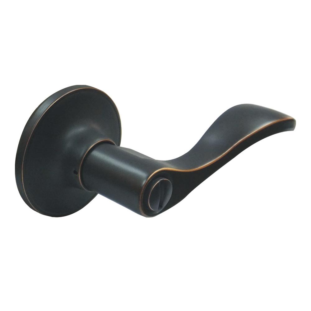 Bronze Door Levers Door Hardware The Home Depot