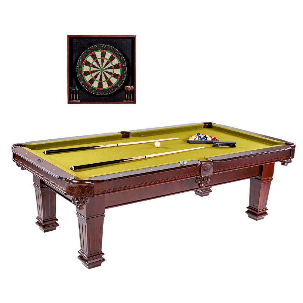 Barrington Hatherley 100 In Billiard Table With Dartboard Cabinet