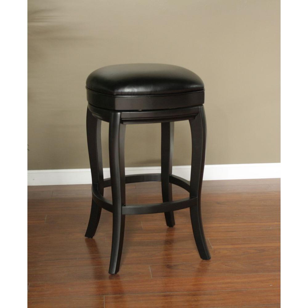 American Heritage Madrid 26 In Black Cushioned Bar Stool 126903blk American Heritage Madrid 26 In Black Cushioned Bar Stool
