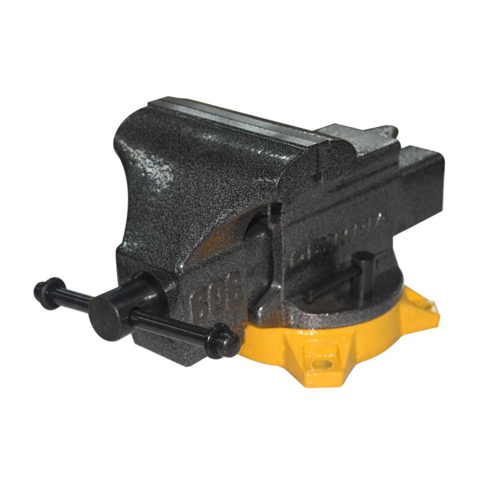 OLYMPIA 6 In Bench Vise 38 606 The Home Depot