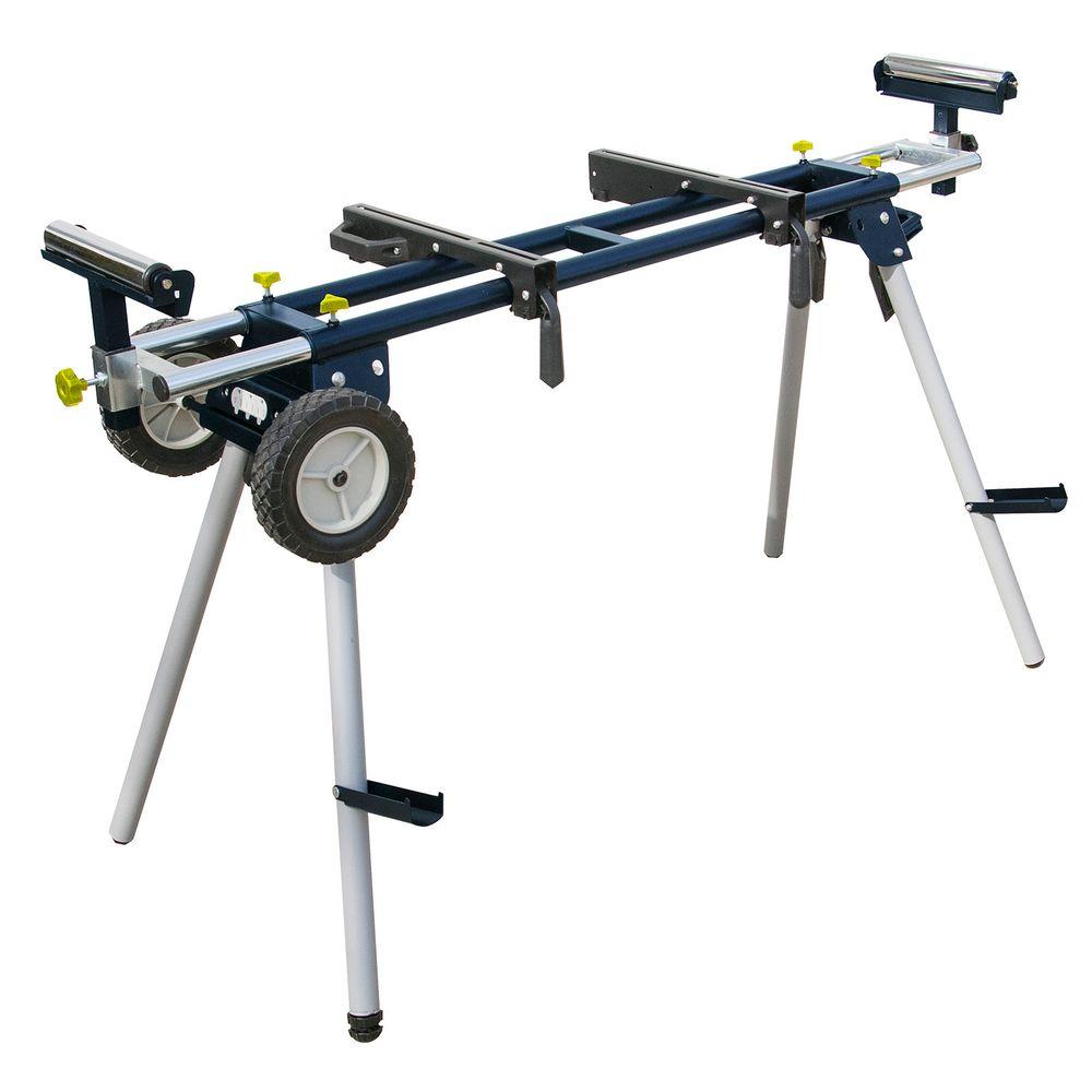 thumbnail image 2 of POWERTEC Folding Miter Saw Stand, Collapsible And Portable With 8-Inch 2 of 11