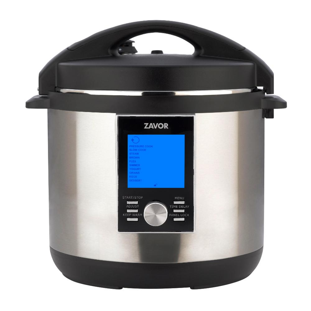 Zavor LUX LCD 8 Qt Pressure Cooker 124702 The Home Depot