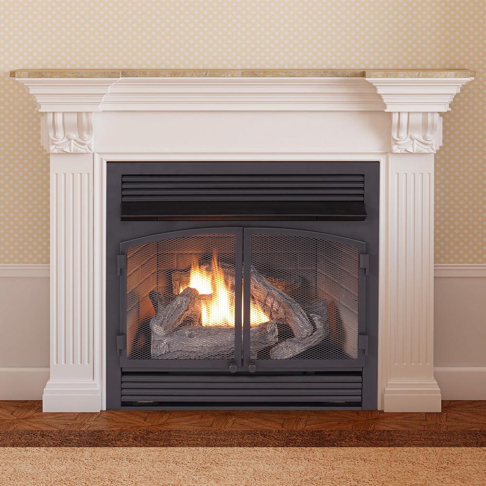Duluth Forge 29 In 32 000 Btu Ventless Dual Fuel Gas Fireplace