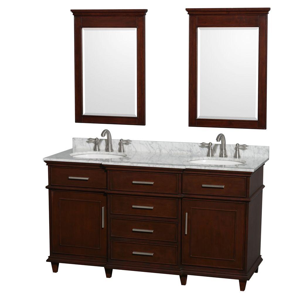 Direct vanity sink Mission Turnleg 60 in. Double Vanity in Pearl White