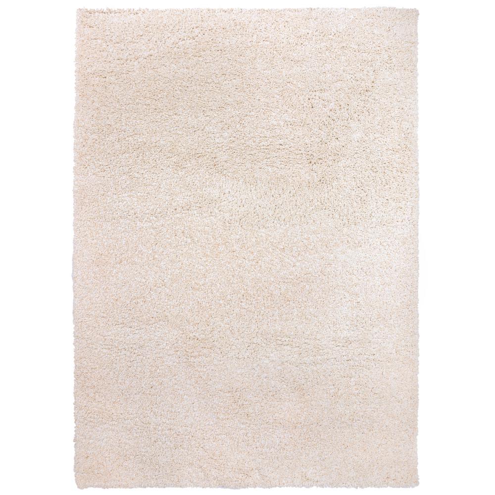 Modern Solid Soft Plush 5 X 7 Area Rug Cream 905cream5x7 Modern Solid Soft Plush 5 X 7 Area Rug Cream