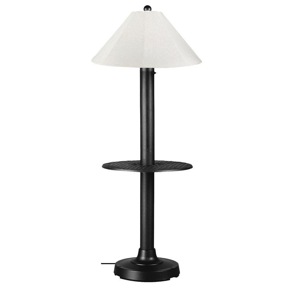 Patio Living Concepts Catalina 63.5 in. Black Outdoor Floor Lamp with