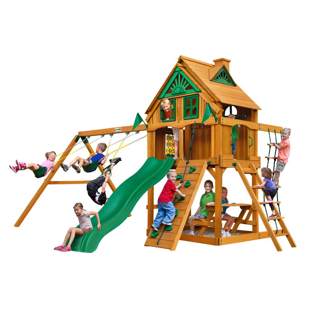 kidkraft grandview lodge wooden playset