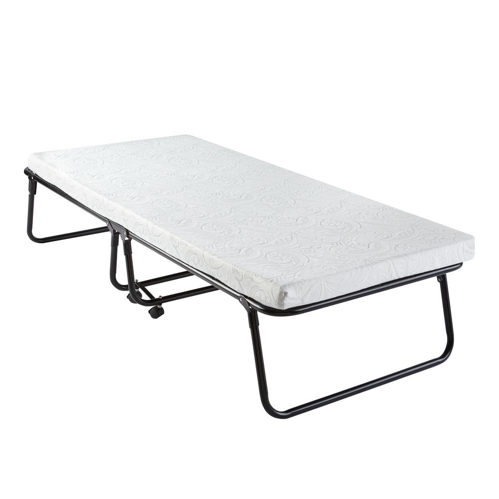 Broyhill Easy Sleep Steel Twin Size Folding Roll Away Guest Bed
