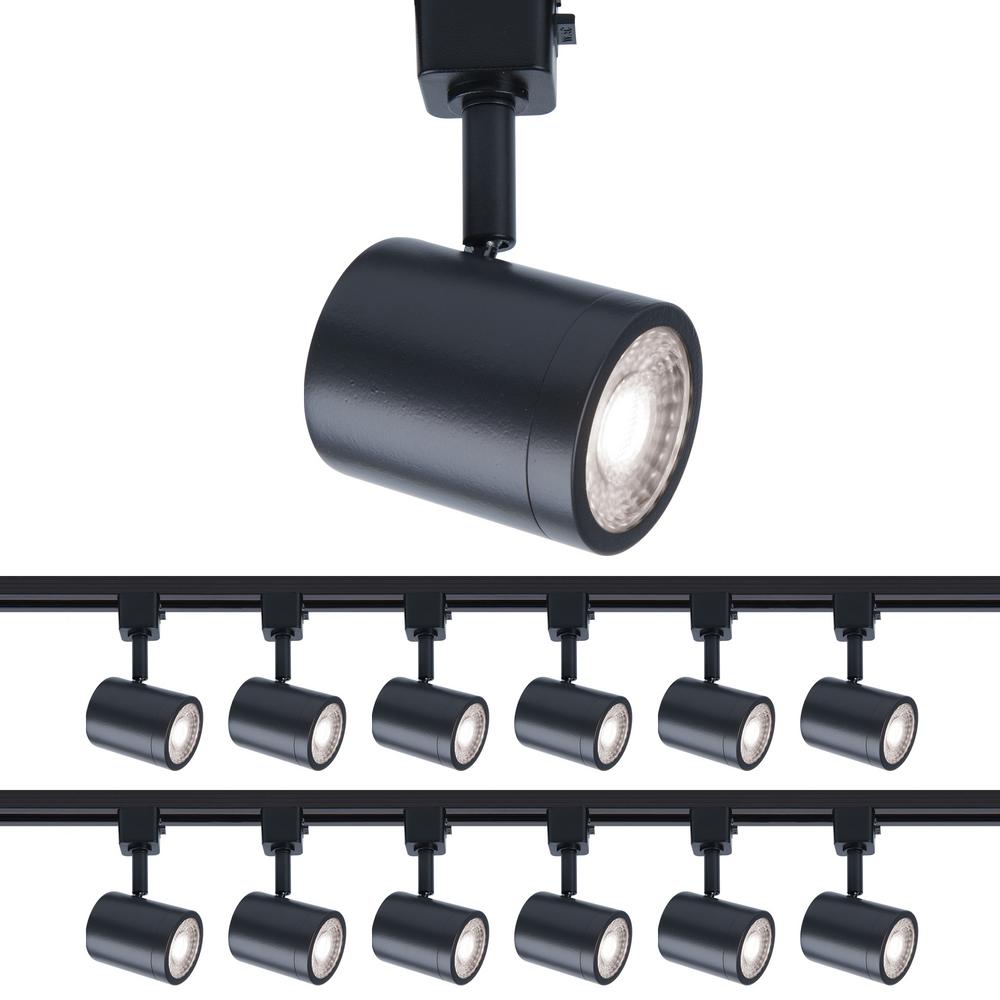 WAC Lighting Charge 1 Light Black LED Line Voltage Track Head 3000K 