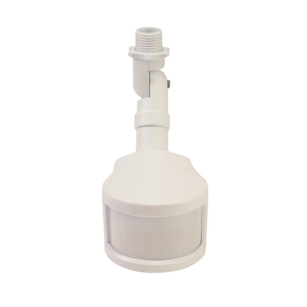 Defiant 180-Degree White Motion Activated Sensor Outdoor Integrated LED